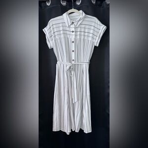 COPY - Calvin Klein White Striped Dress